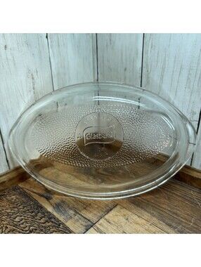 VTG Glasbake Clear Oval Baking Dish #J235 1 Qt.  - USA, No Lid